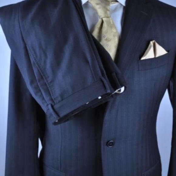 ZEGNA Trofeo Gray Modern 2Btn Suit - Picture 4 of 5